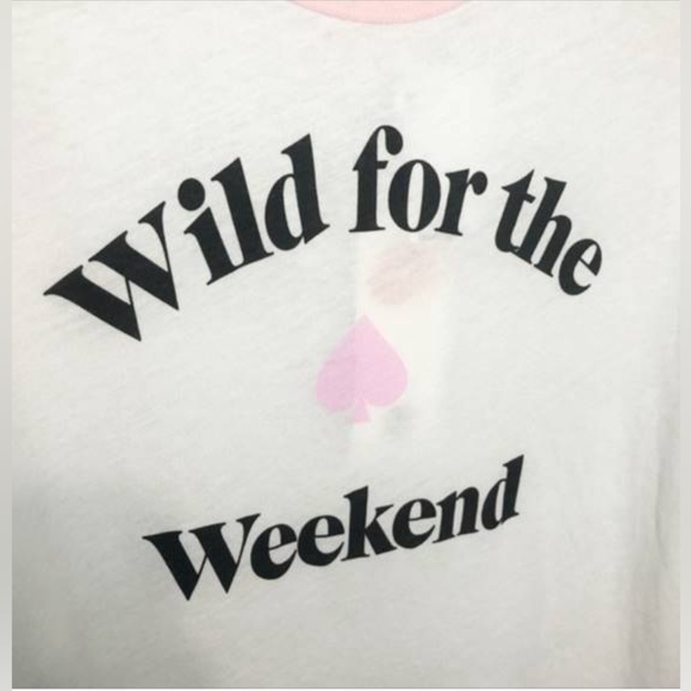 Wildfox Wild for the Weekend Ringer Graphic T-shirt - Picture 4 of 7
